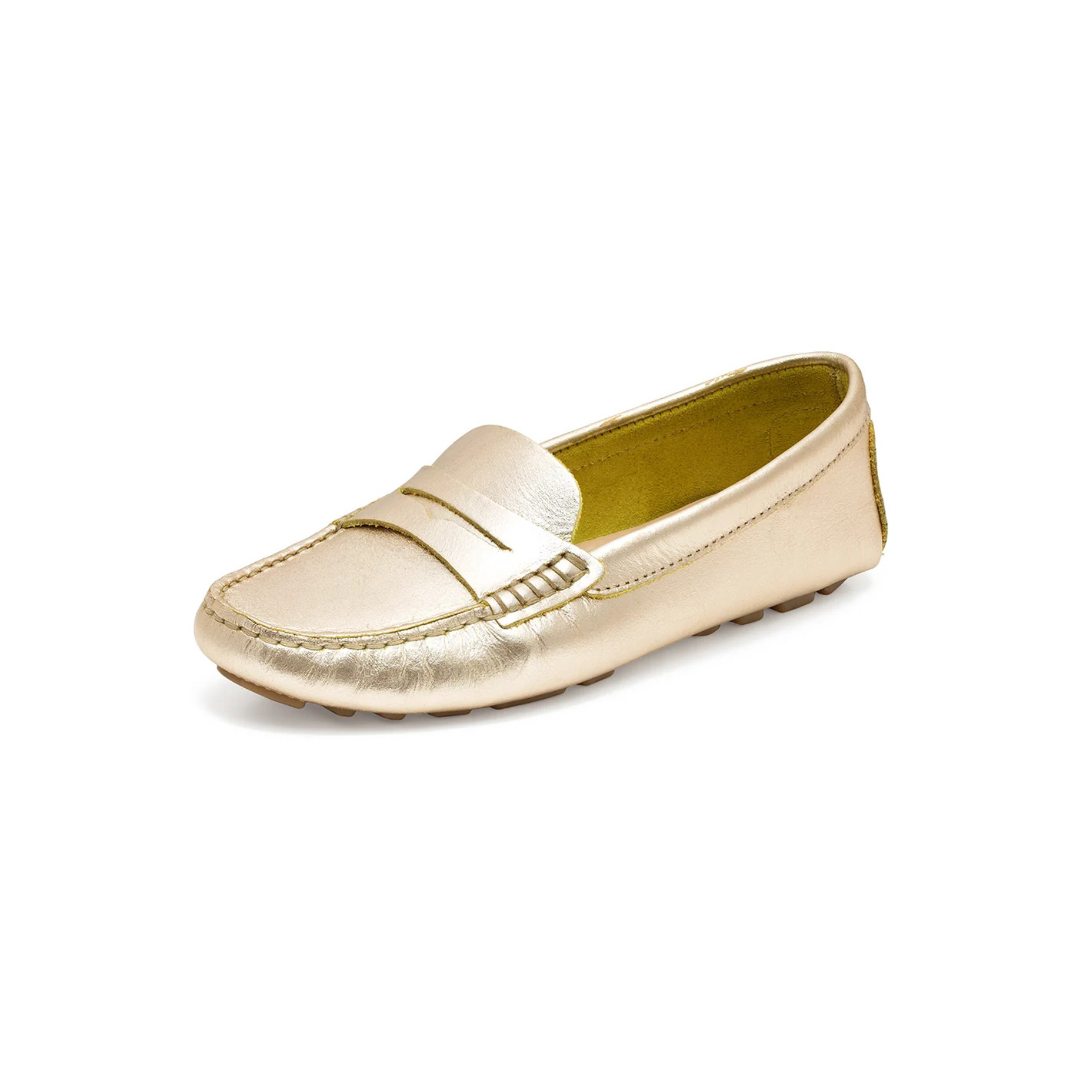 Charleston Shoe Co. Rio Loafer -Gold