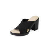 Charleston Shoe Co. Gwen Platform Heel -Black