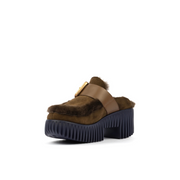 4CCCCEES Plia Amber Platform Clog -Chocolate