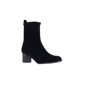 L'Amour Des Pieds Picarus Booties -Black Suede Leather