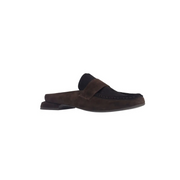 L'Amour des Pieds Tynessa Flat Mule -Chocolate
