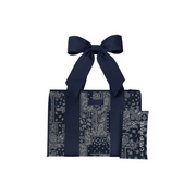Case Mate Jelly Tote Bag -Navy Bandana Bow