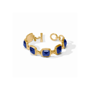 Julie Vos Sahara Stone Bracelet-Gold/Iridescent Sapphire Blue