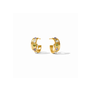 Julie Vos Cobblestone Double Hoop Earring-Gold