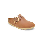 Birkenstock Boston Big Buckle Oiled Leather-Cognac