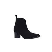 L'Amour Des Pieds Phinn Booties -Black Fabric