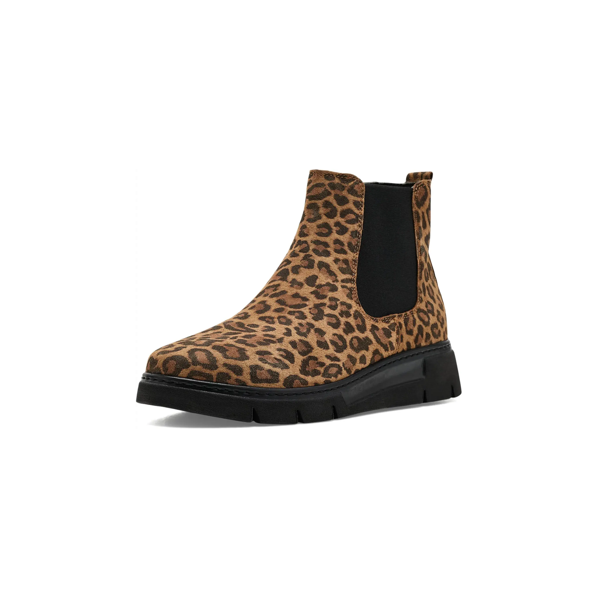 David Tate Promo Bootie-Leopard Suede