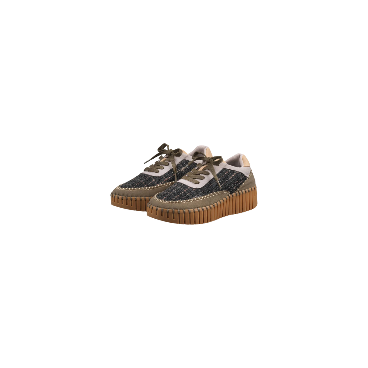 Ilse Jacobsen Tulip Sneaker-Deep Olive/Mocca