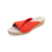 Charleston Shoe Co. Kay Slip on Sandal-Pimiento