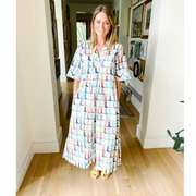 Brooke Wright Henriette Caftan -Rainbow Boots
