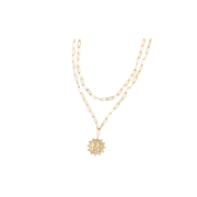 Michelle McDowell Hilton Initial Necklace -M