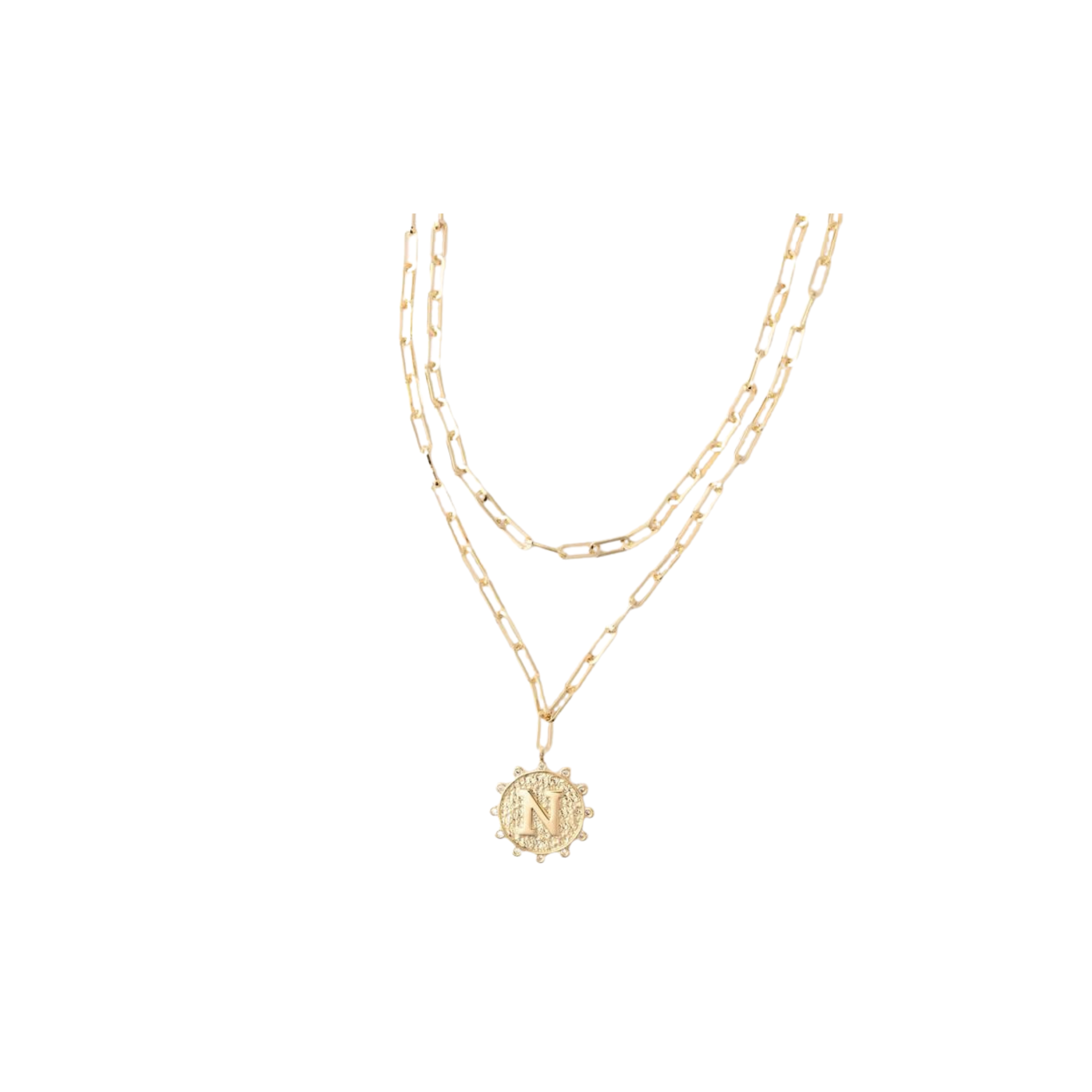 Michelle McDowell Hilton Initial Necklace -N