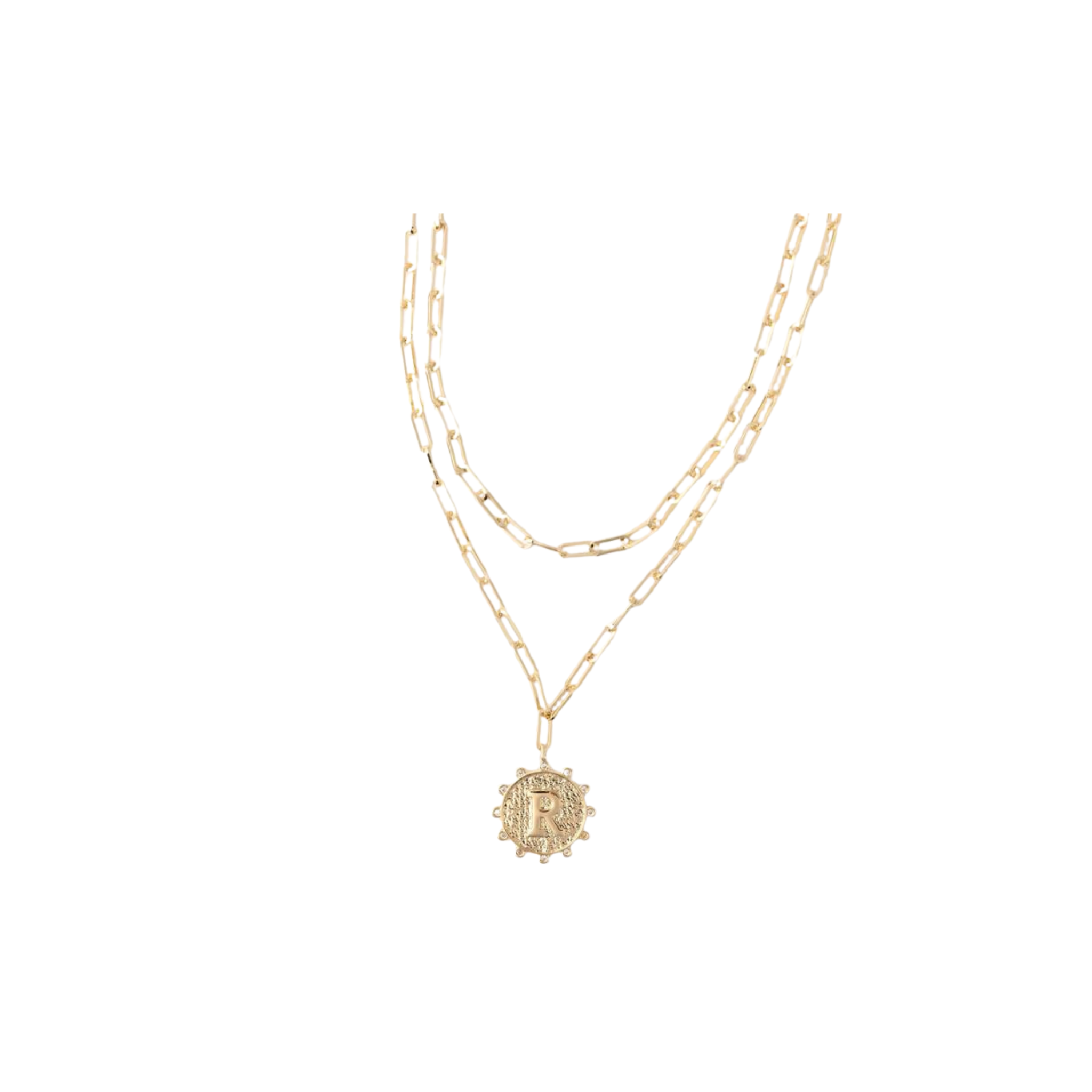 Michelle McDowell Hilton Initial Necklace -R