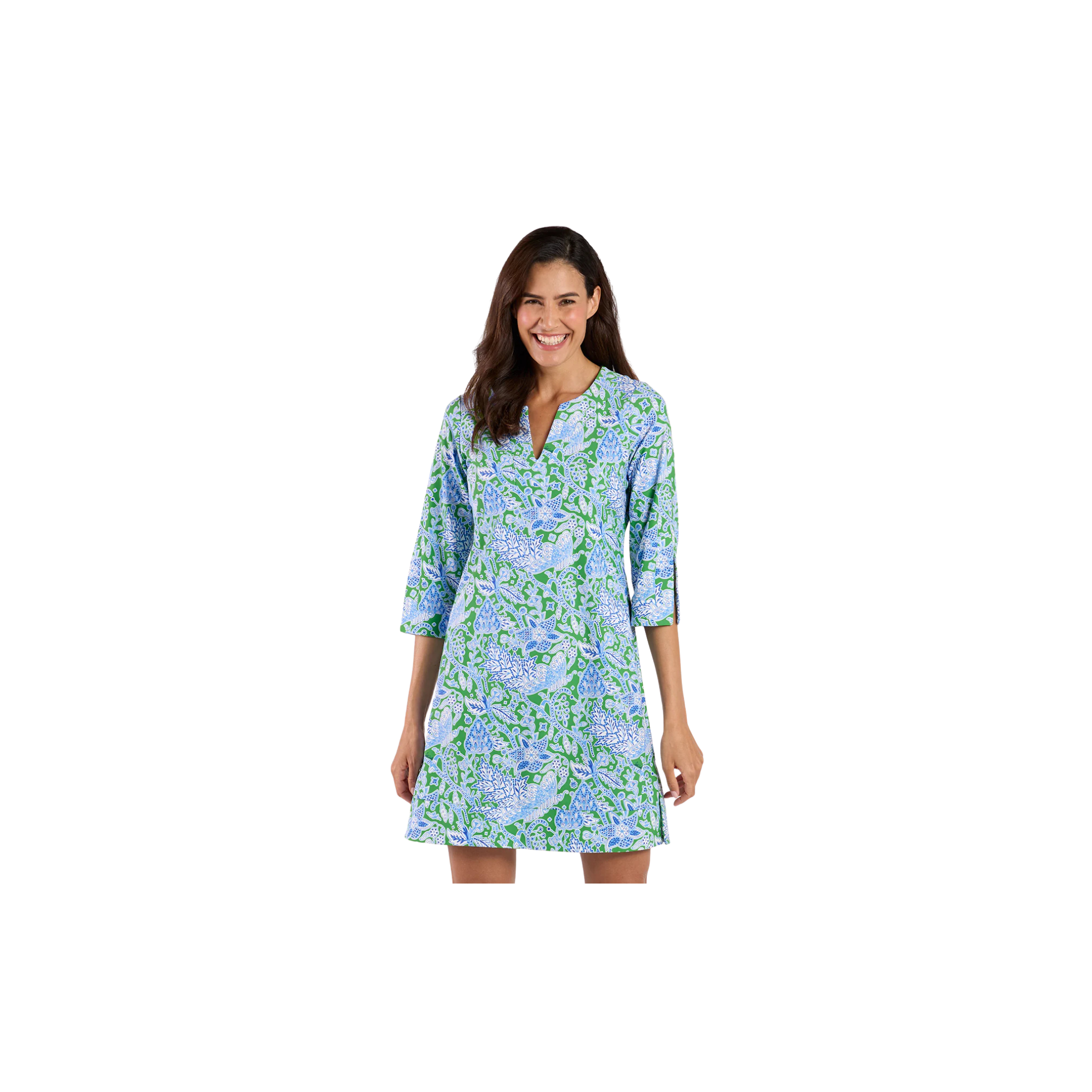 Jude Connally Megan Dress -Butterfly Botanical Grass