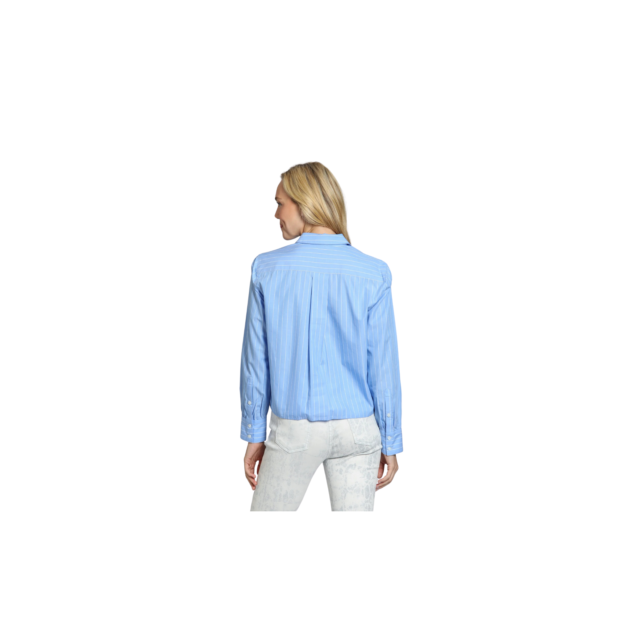APNY Cropped Stripe Shirt