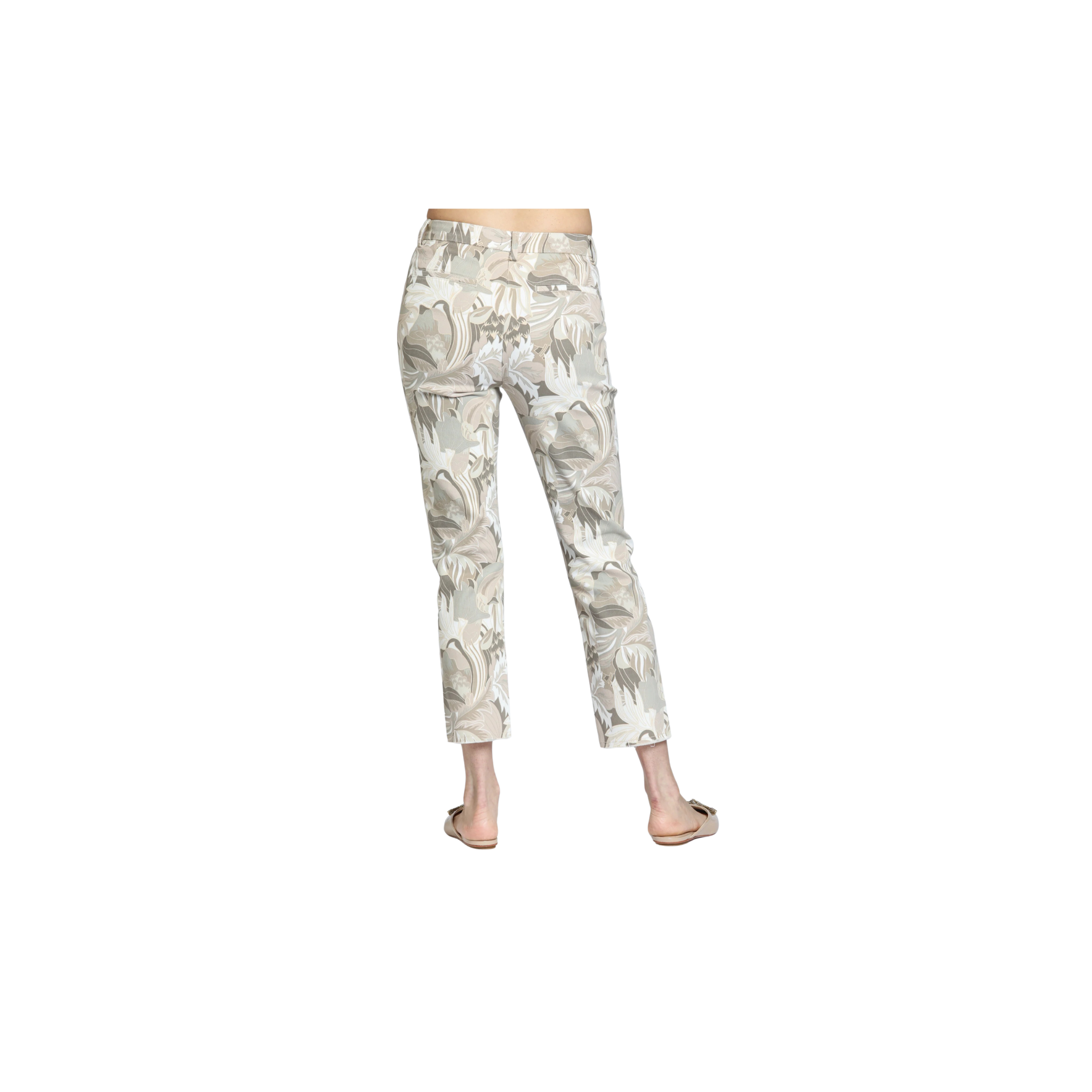 APNY Distressed Raw Hem Trouser Jean-Natural