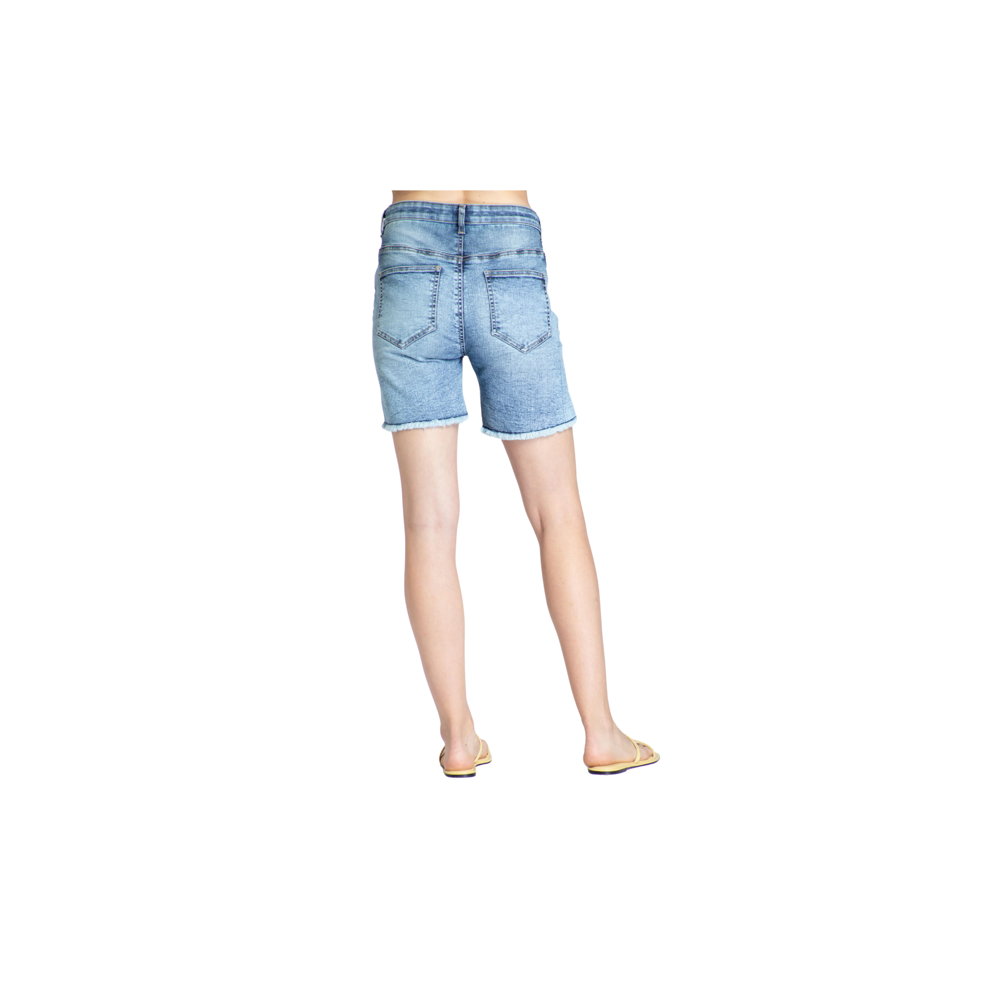 APNY City Short with Frayed Hem
