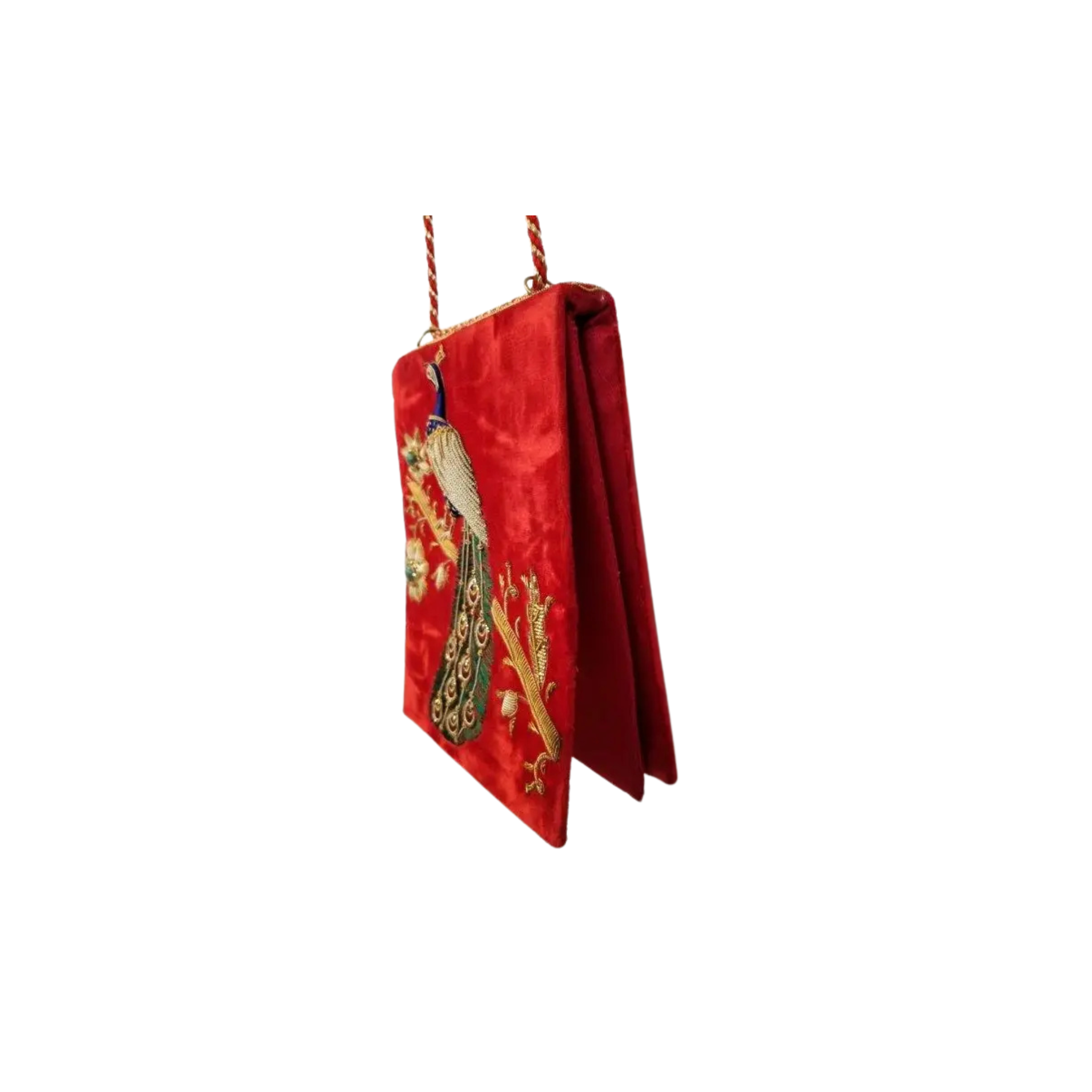 Velvet Peacock Bag