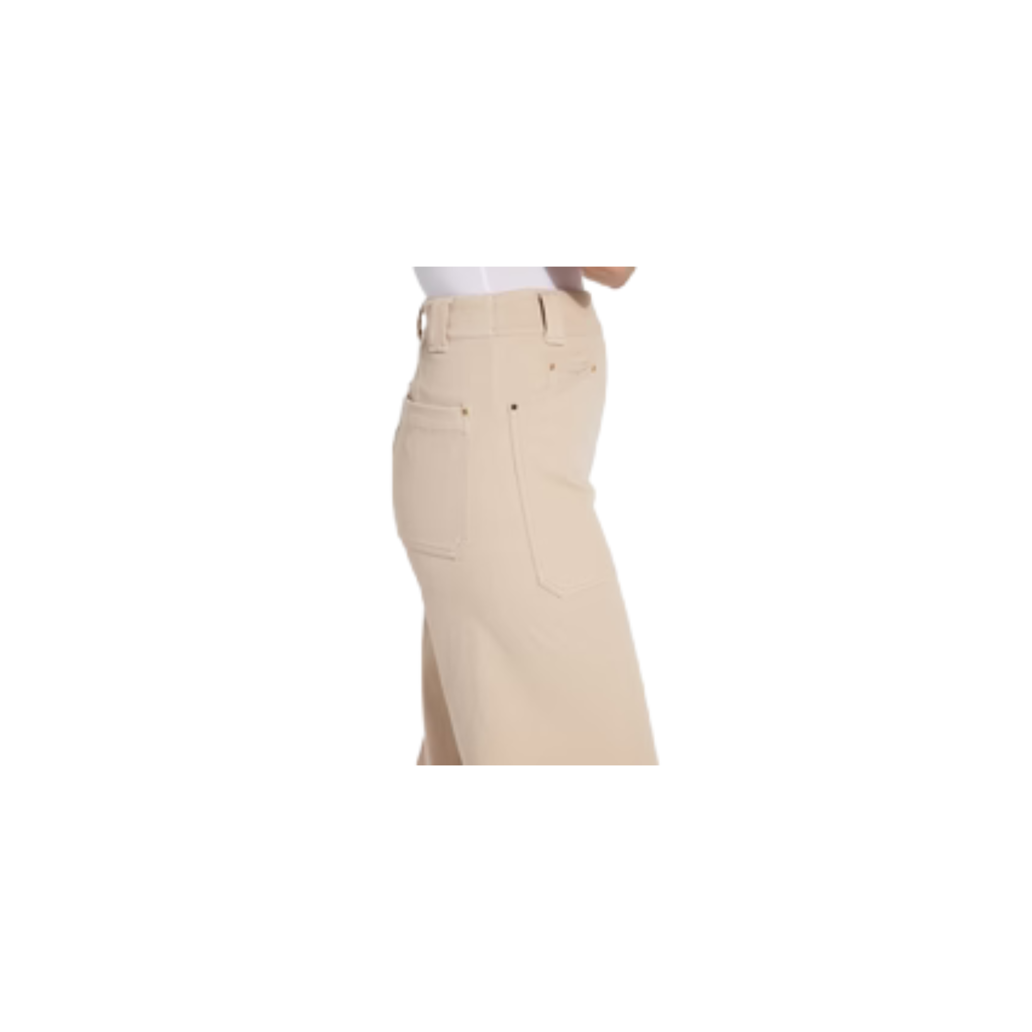 Analia Wide Leg Denim-Linen
