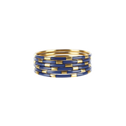 Budhagirl Navy Veda Bangles (Set of 6)