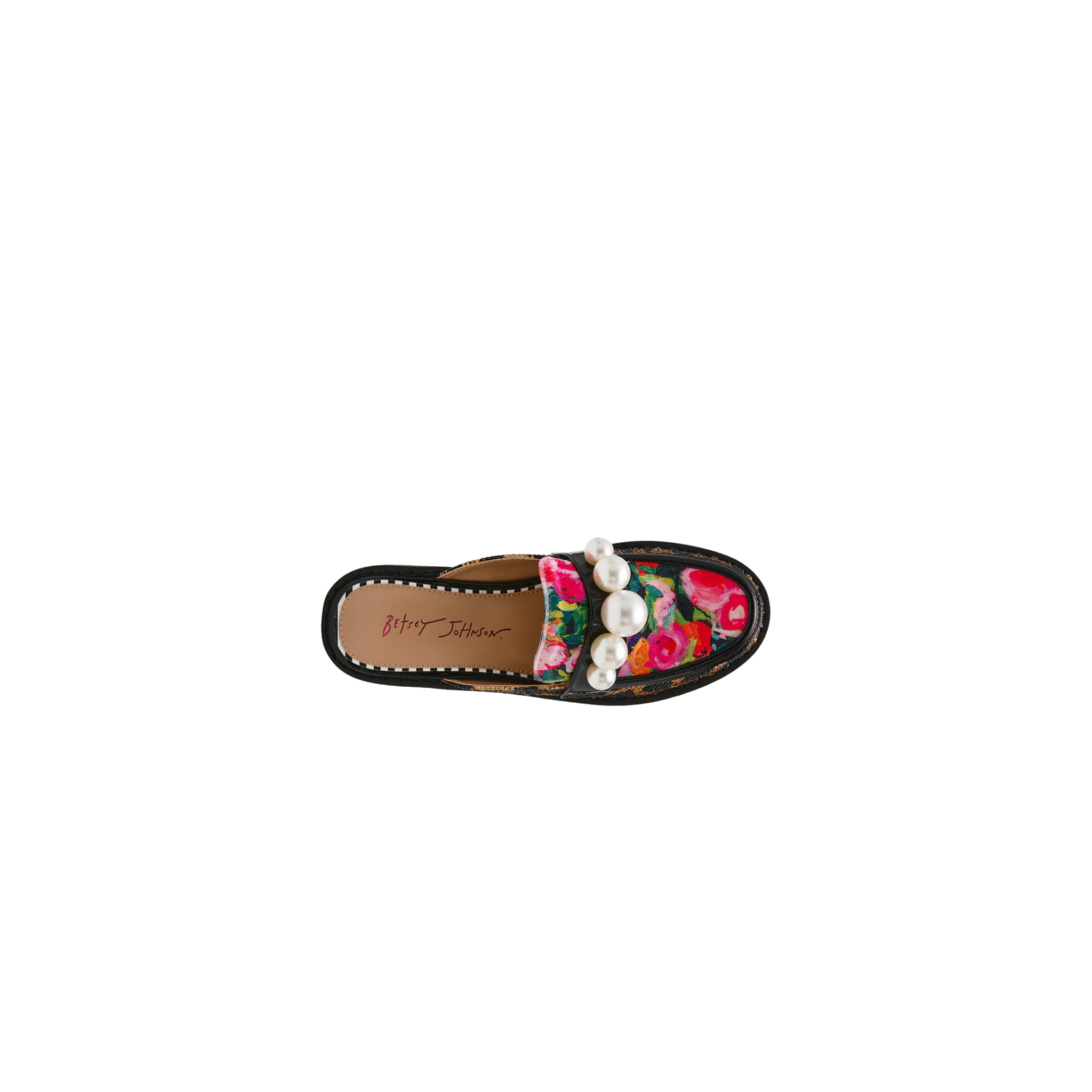 Norah Leopard Floral Lug Sole Mule