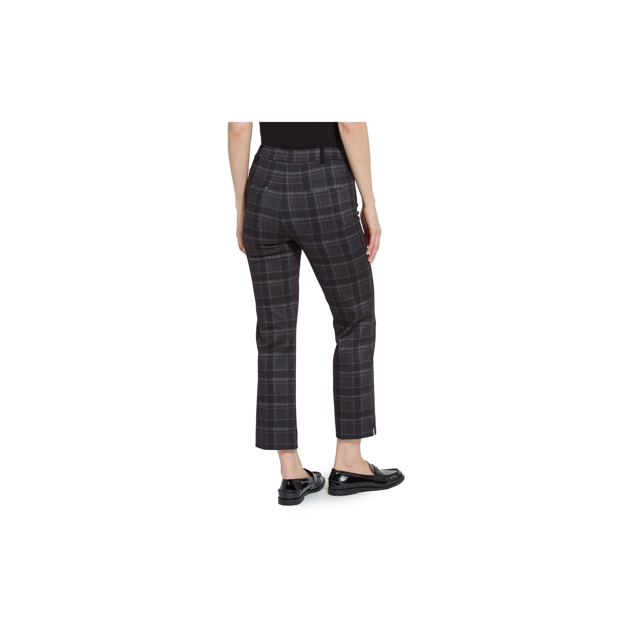 Bristol Plaid Baby Boot Ankle Pants