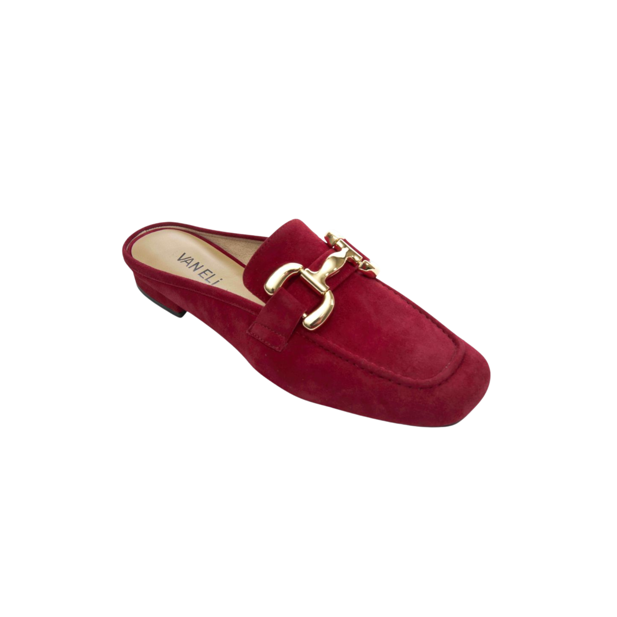 Shaine Mule -Red Suede
