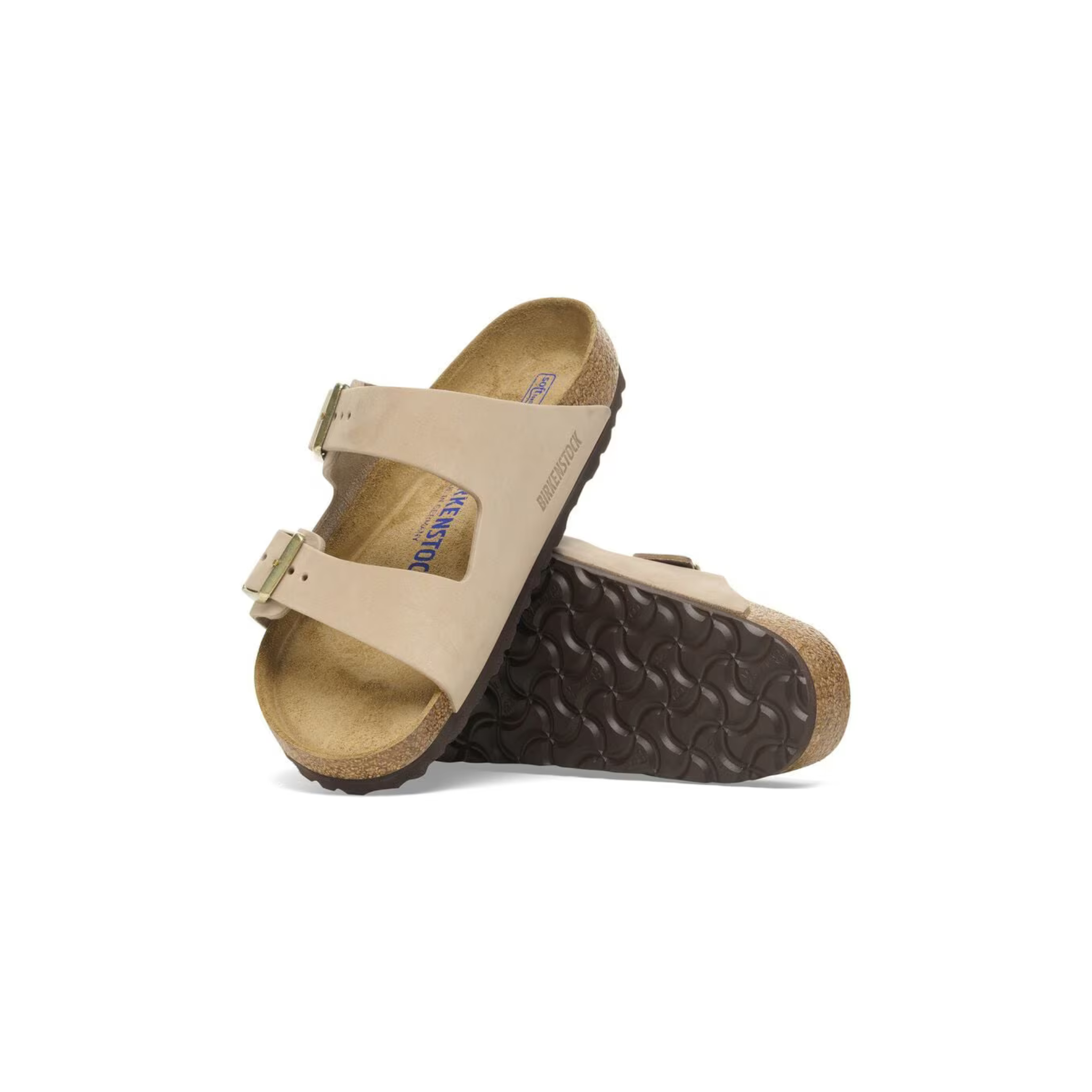 Arizona Soft Footbed Nubuck Leather -Sandcastle