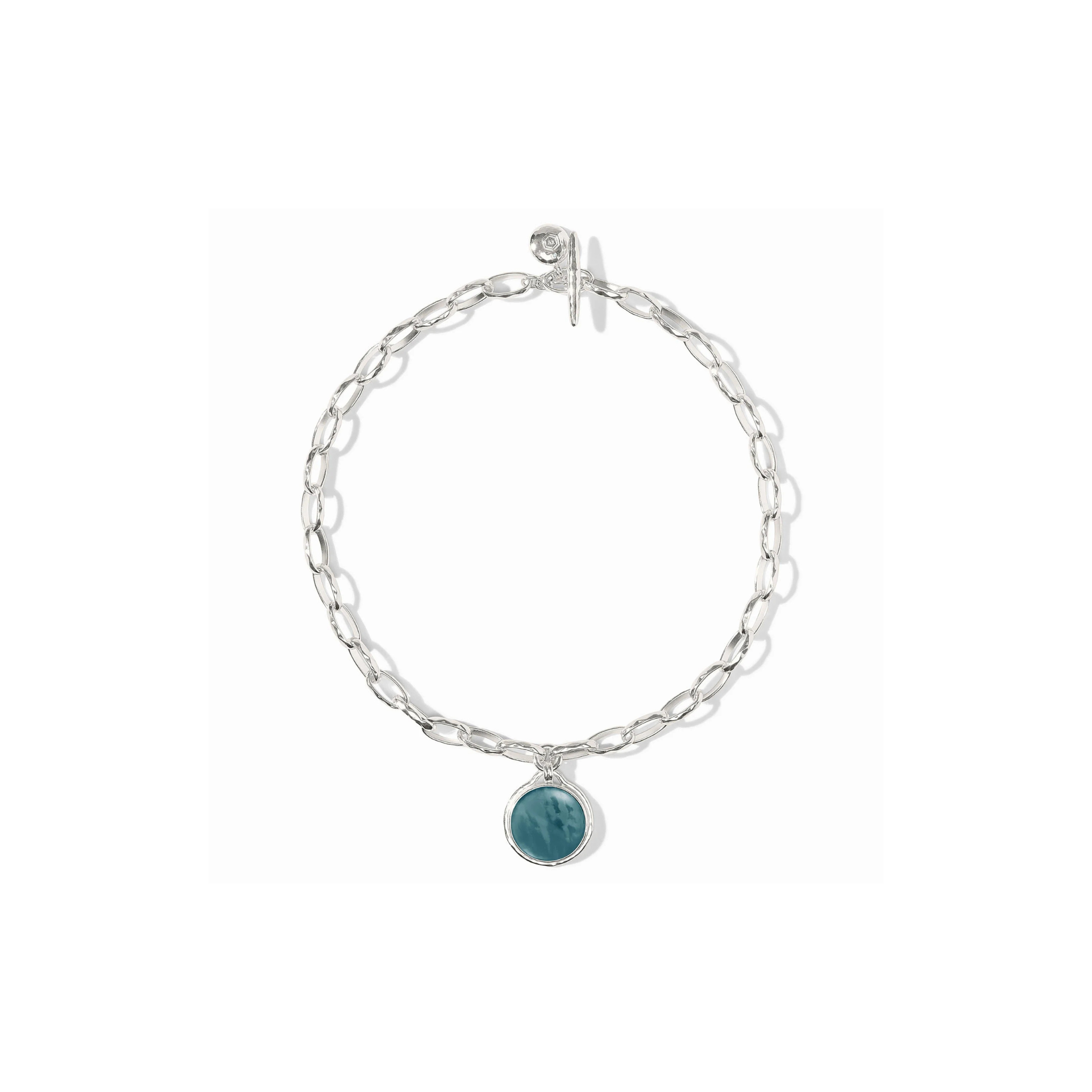 Solara Statement Necklace -Silver