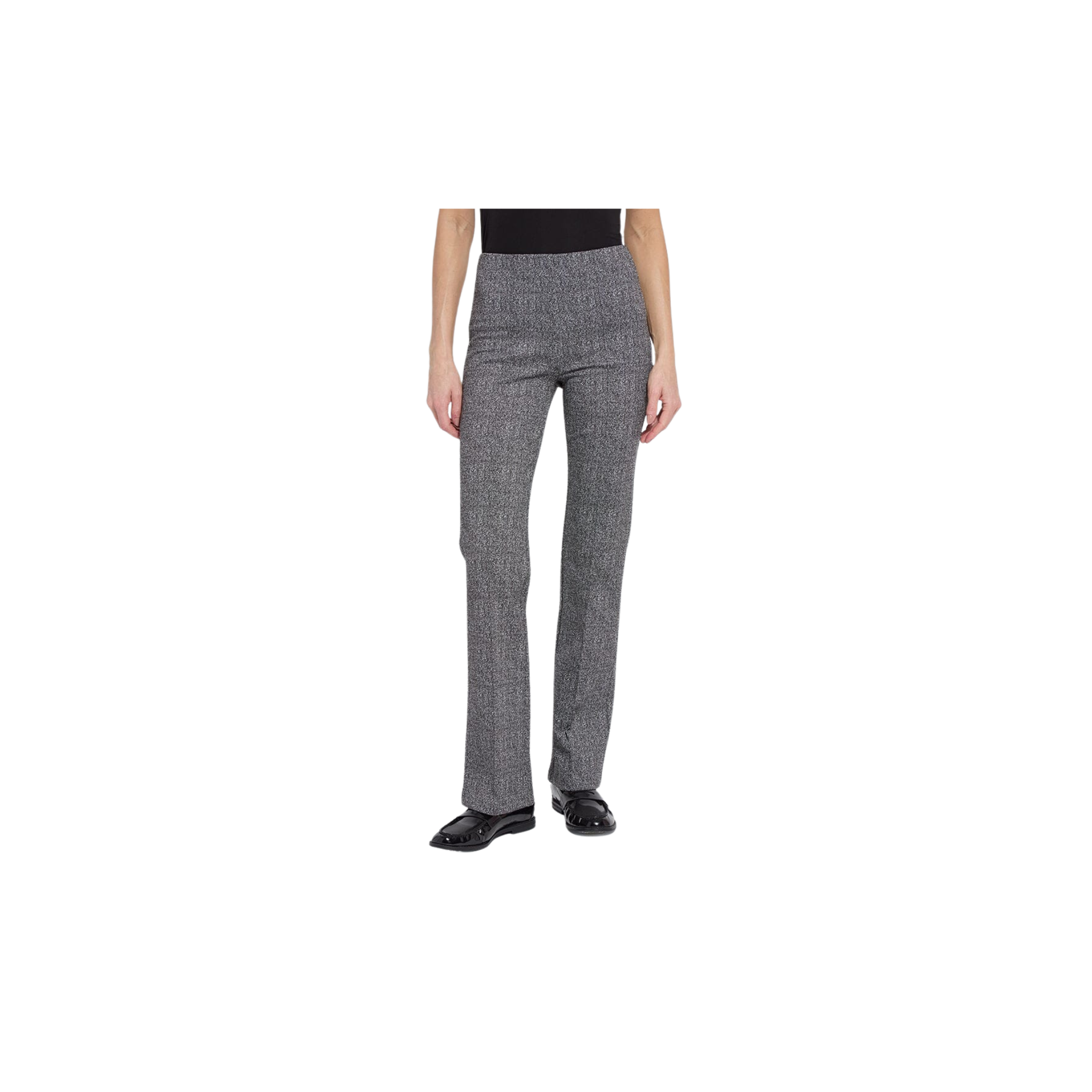 Elysse Wide Leg Pant -Smokey Salt and Pepper