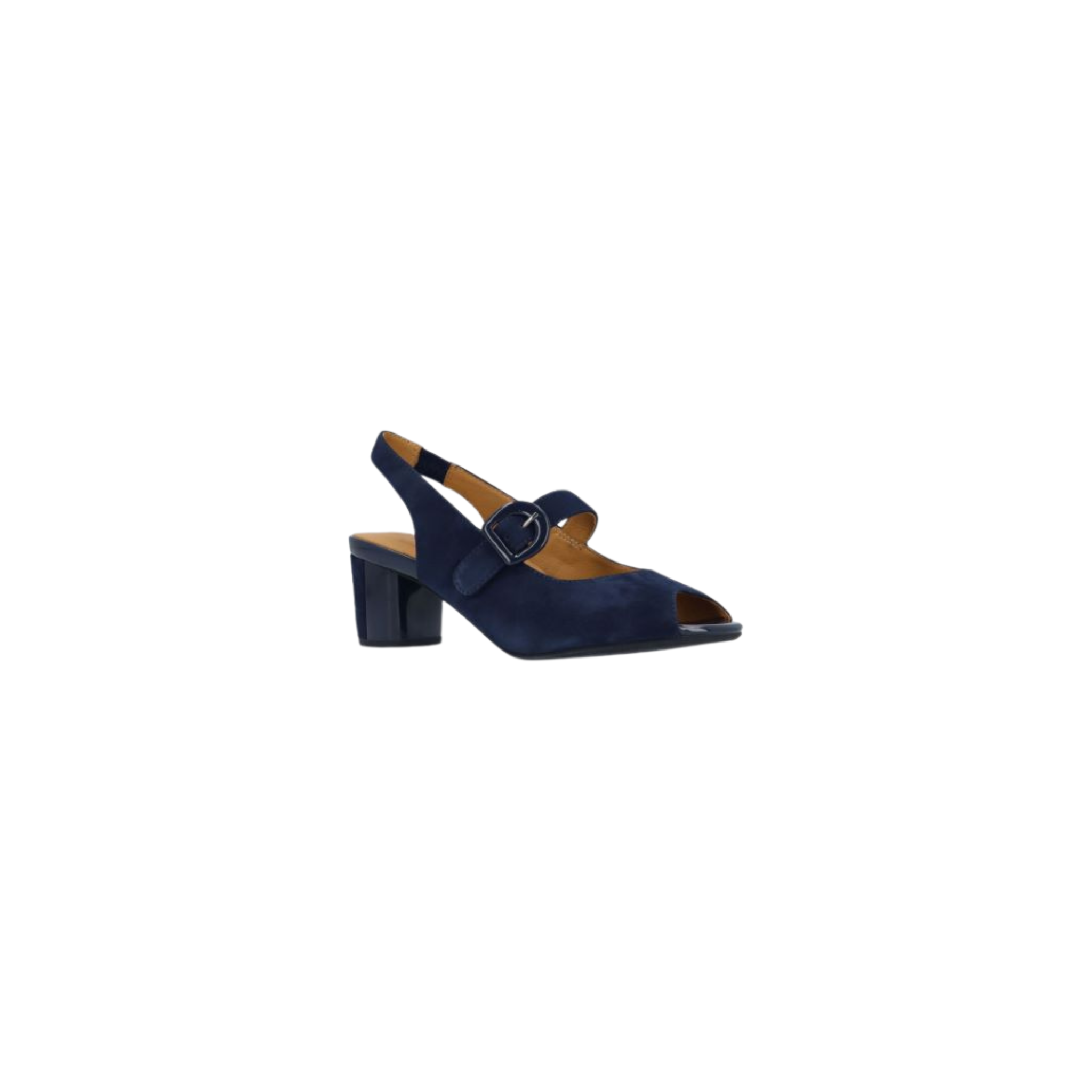 Merryn Leather Pump-Dk Navy Kidsuede