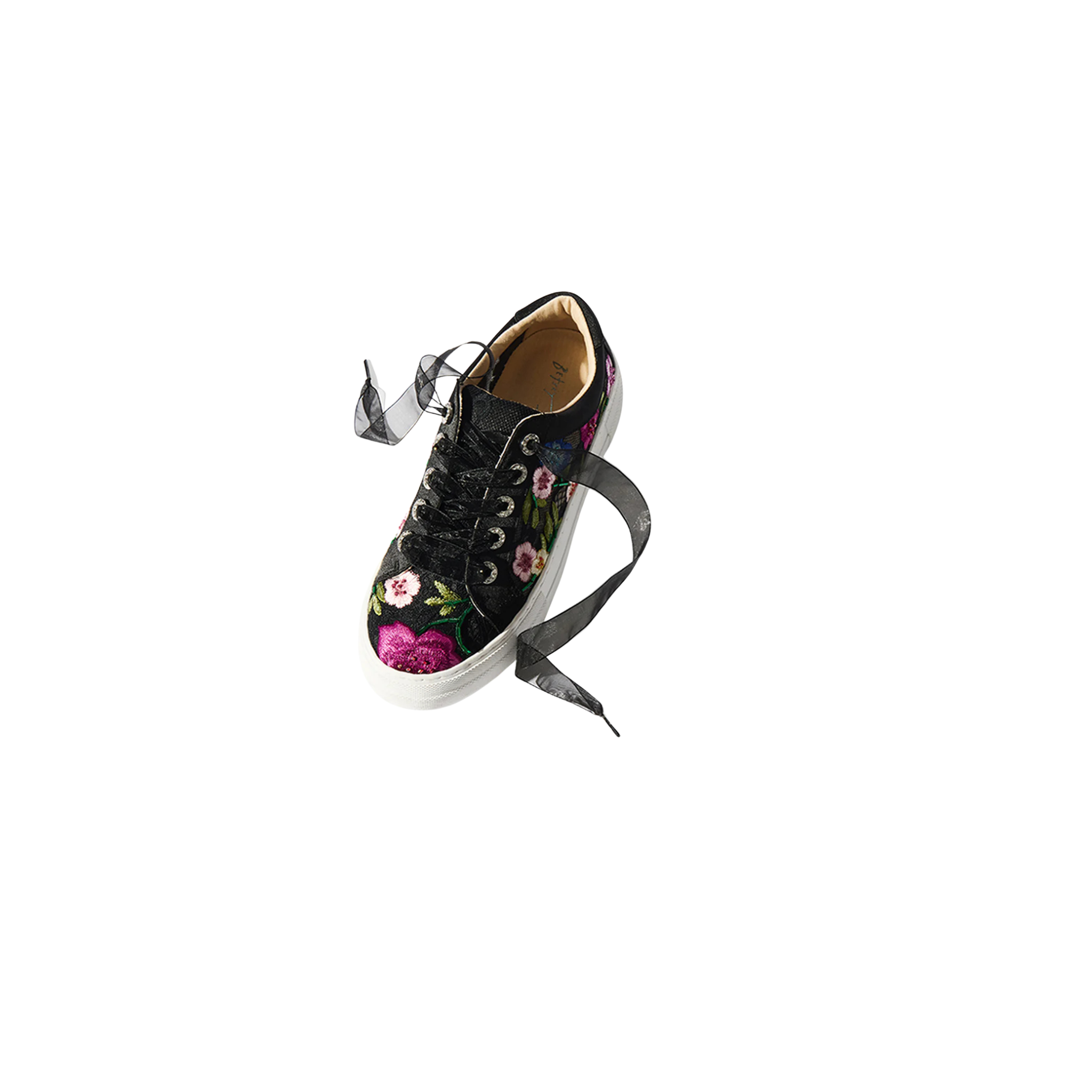 Jayla Sneaker Black Multi Floral