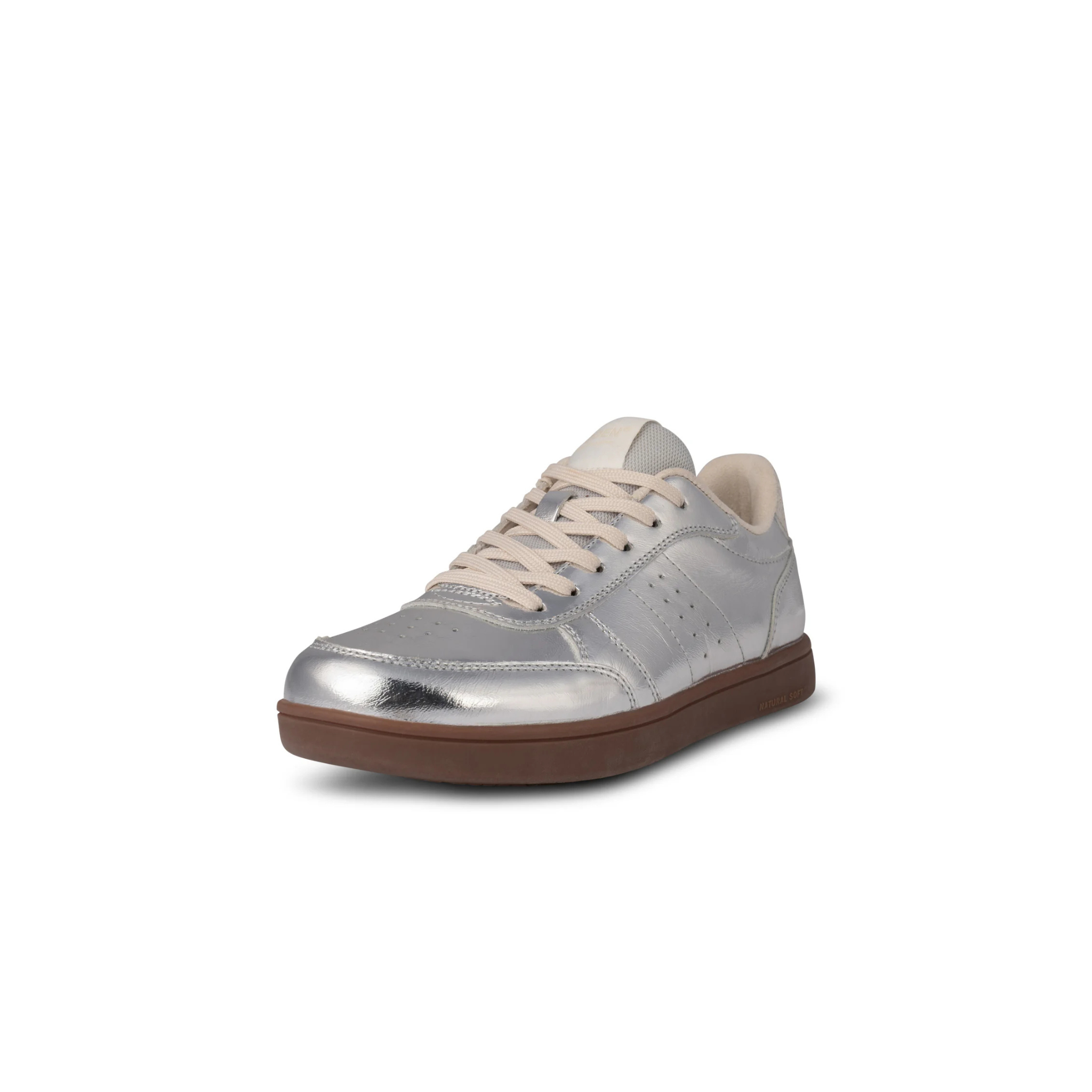 Bjork Leather Sneaker-Silver