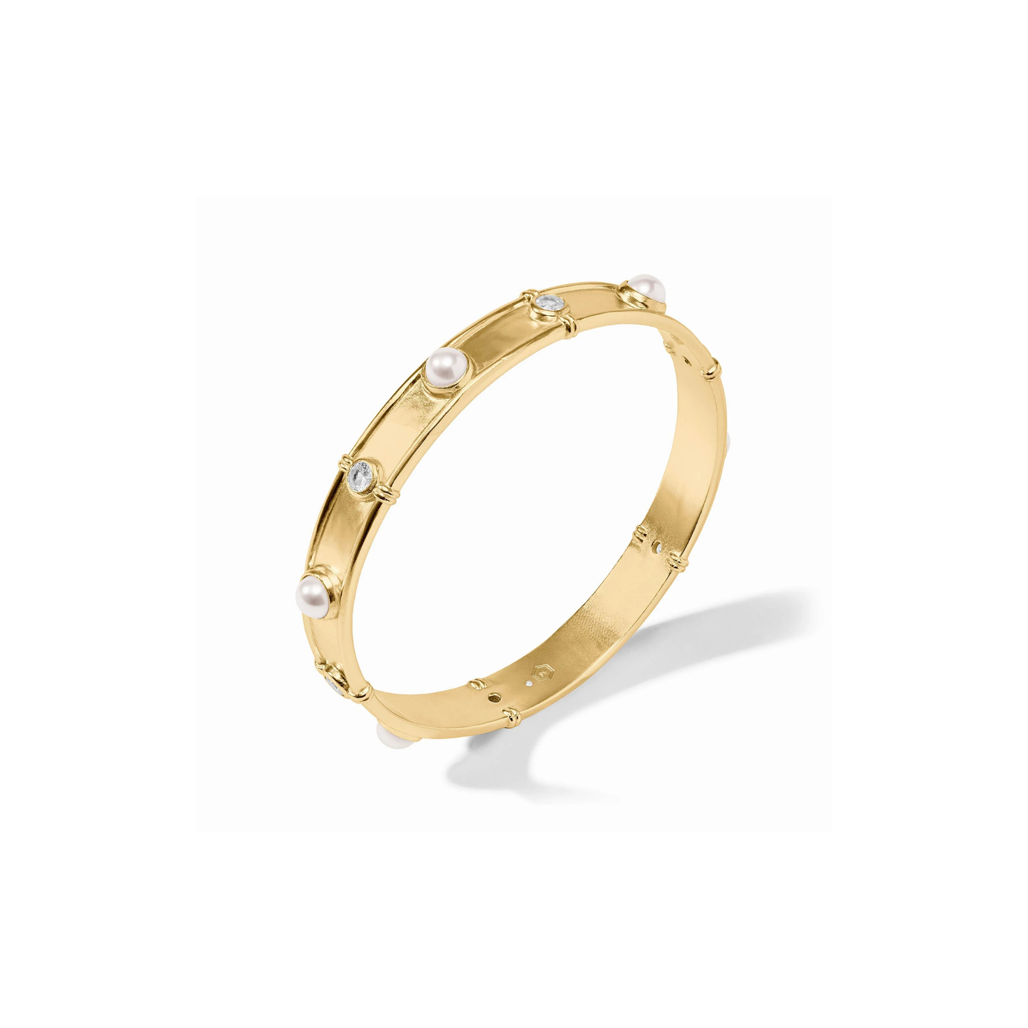 Tribeca Bangle-Pearl (Med)