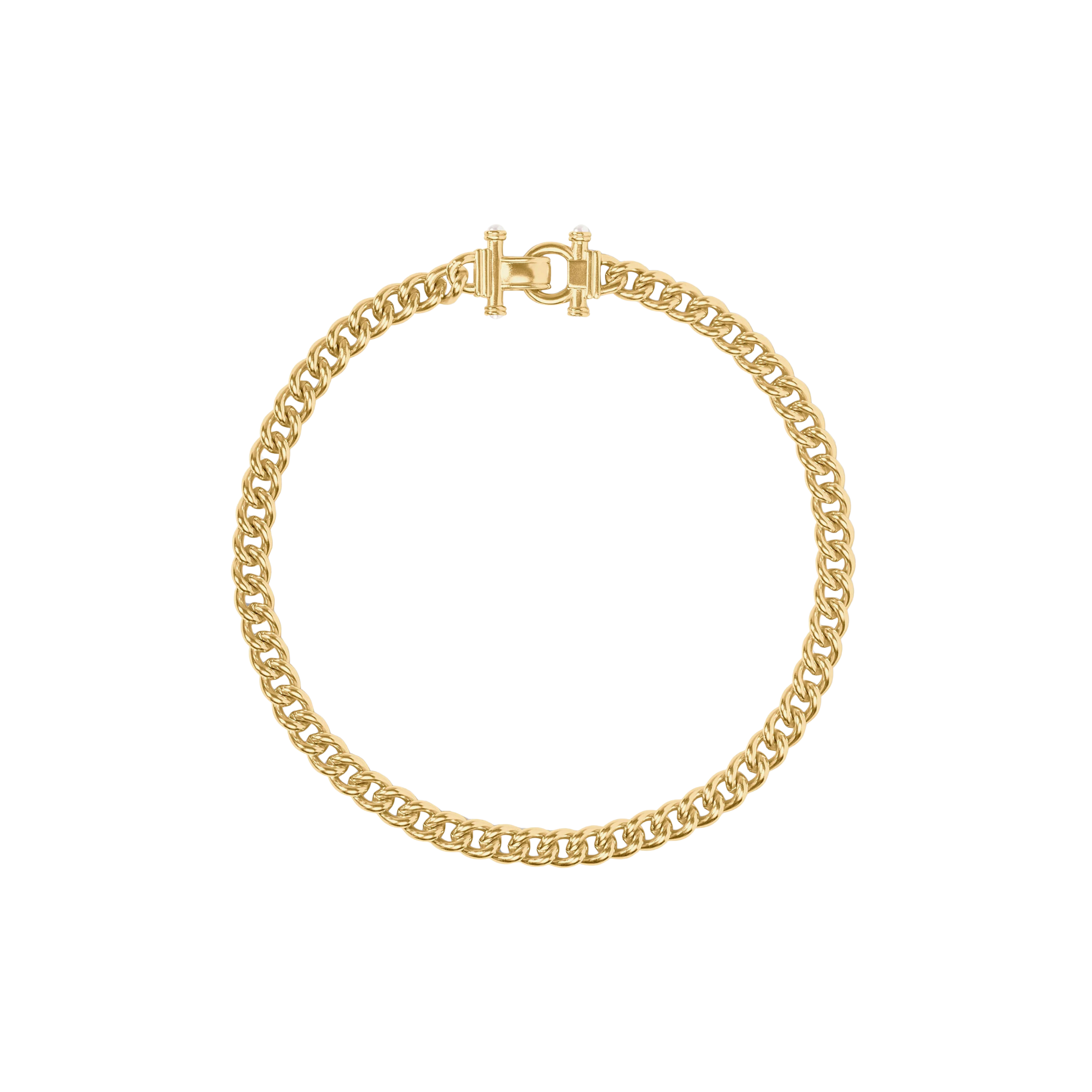 Dolce Demi Link Necklace-Pearl (OS)