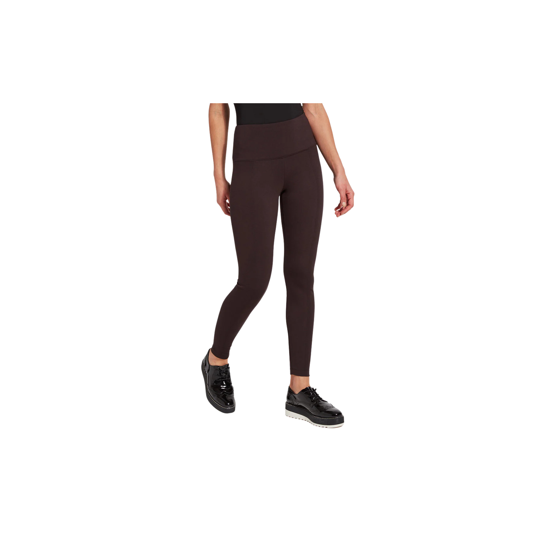 Signature Center Seam Legging-Double Espresso