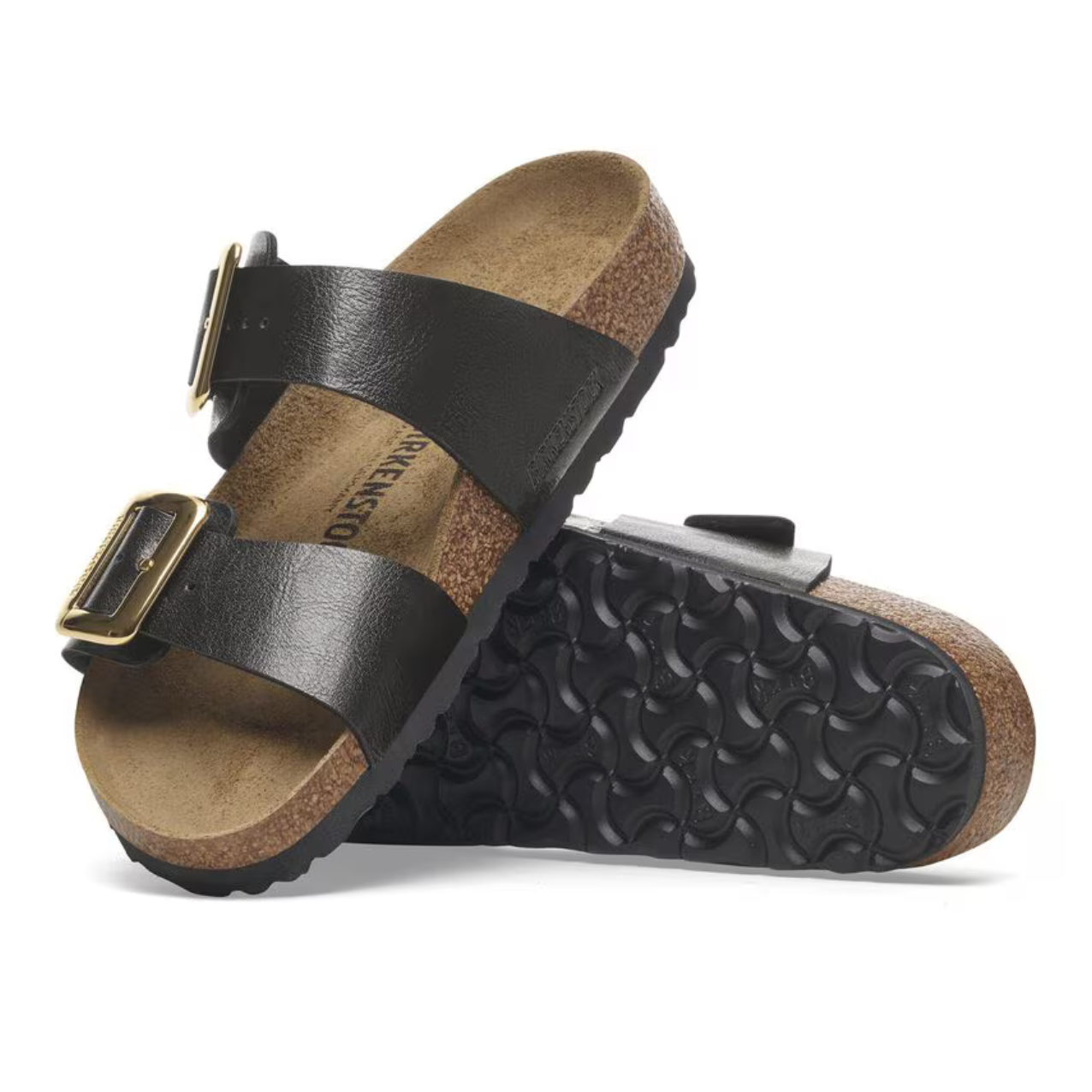 Birkenstock Sydney Luxe Buckle Birko-Flor -Graceful Licorice