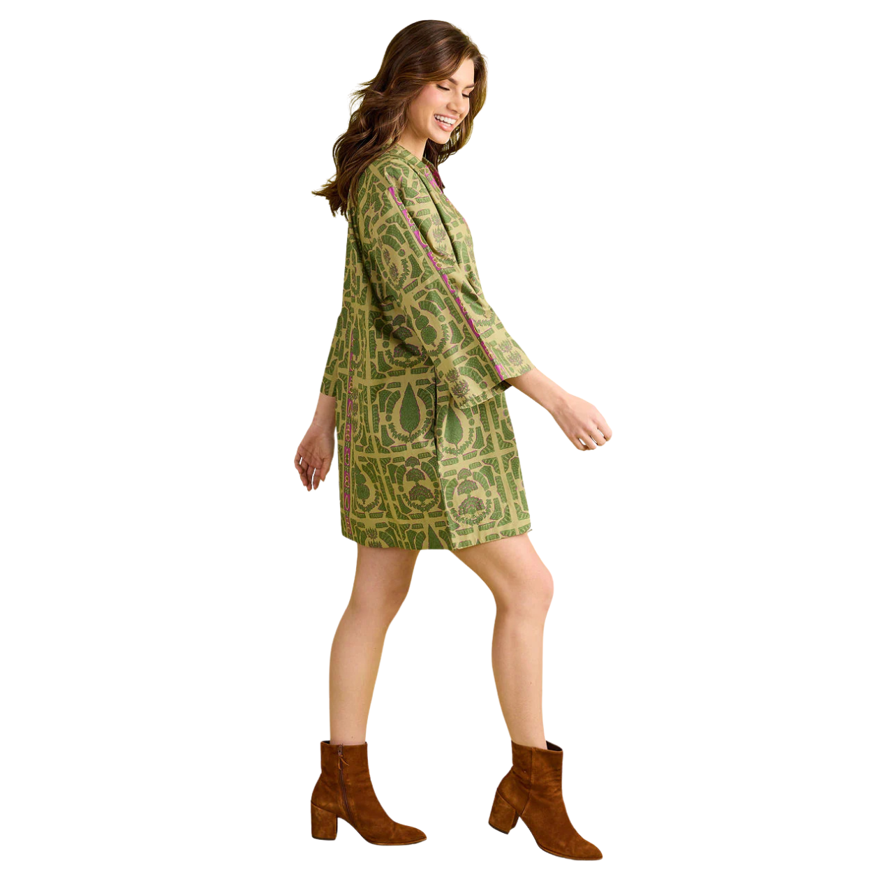 Double A Colette Dress-Topiary
