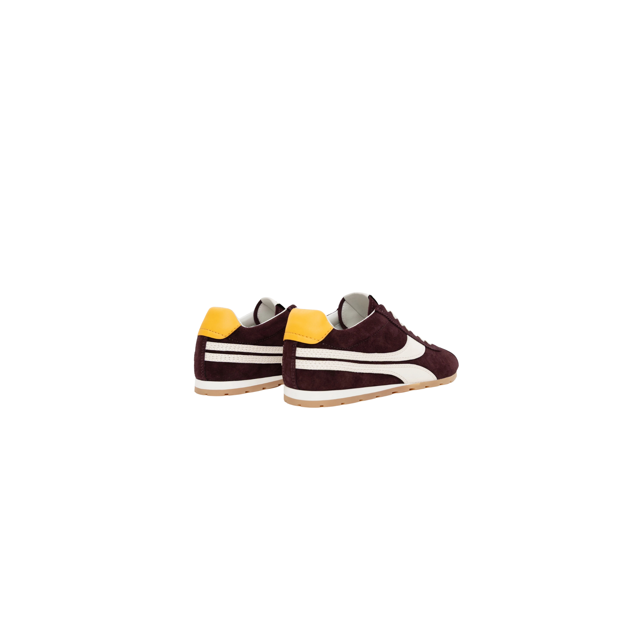 Essex Sneaker -Royal Burgundy Velour Suede