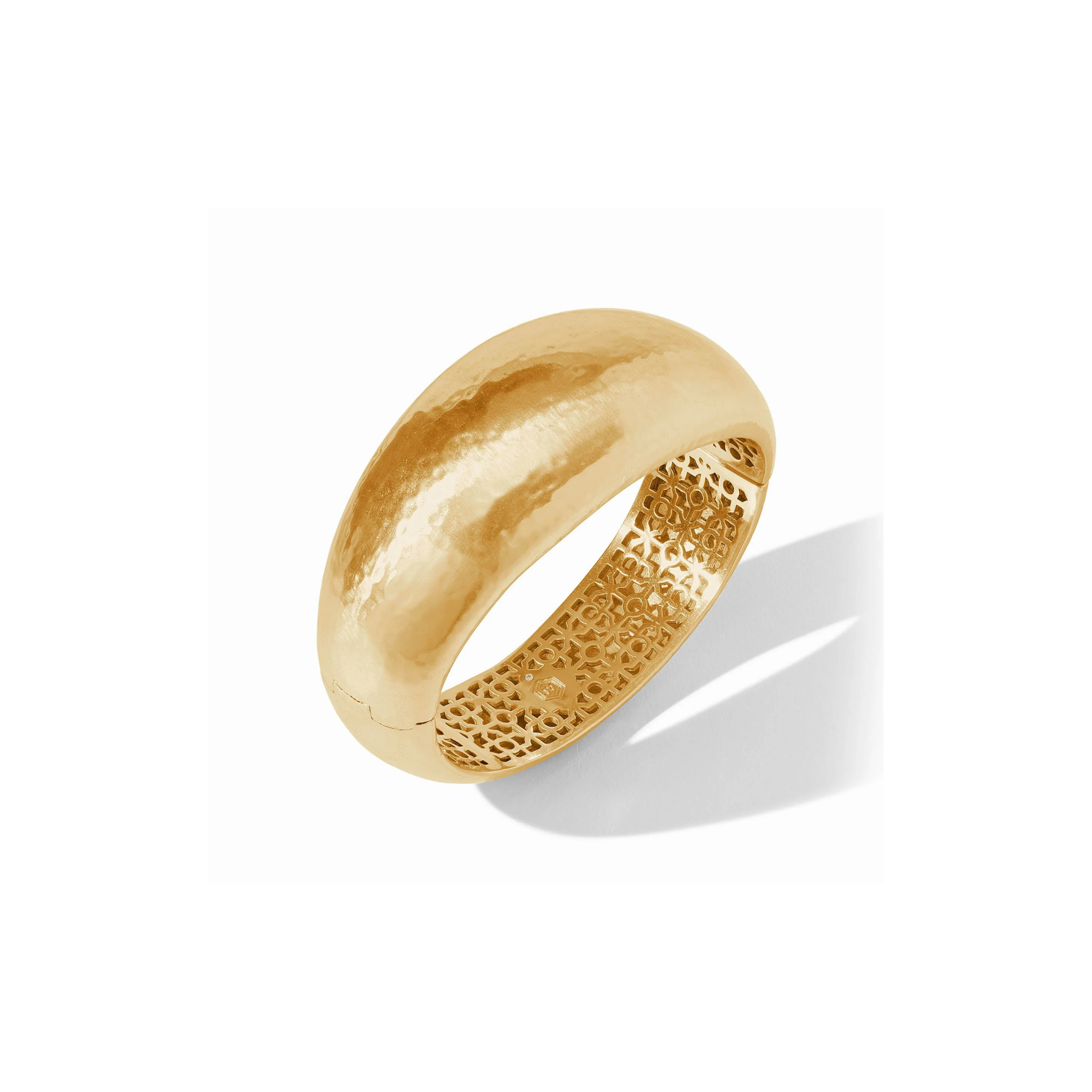Catalina Statement Hinge Bangle -Gold