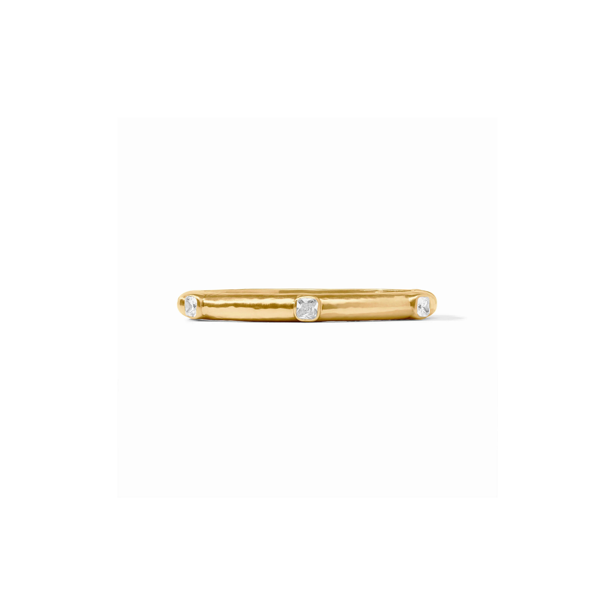 Catalina Stone Hinge Bangle -Cubic Zirconia