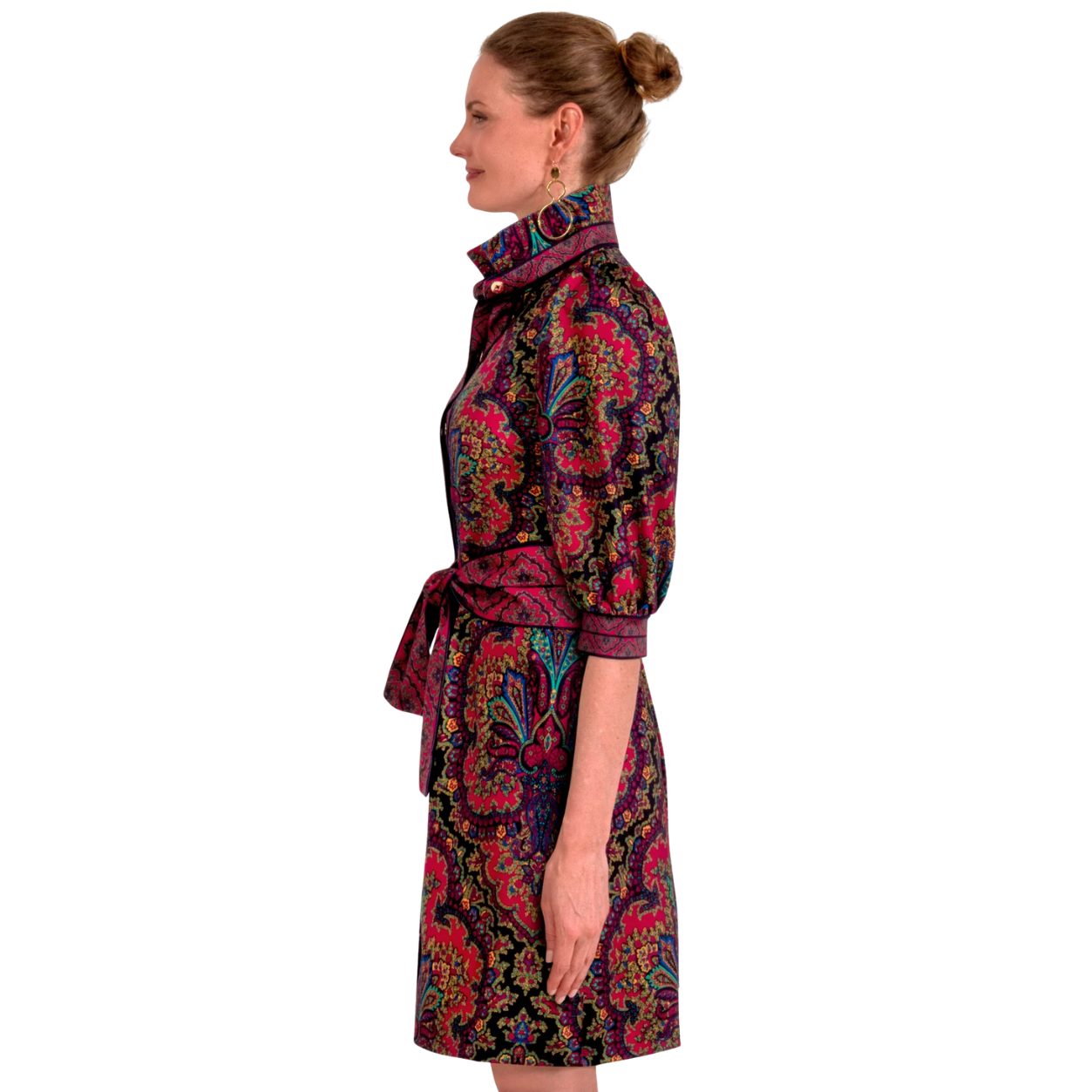 Swagger Dress -Passion Paisley Black