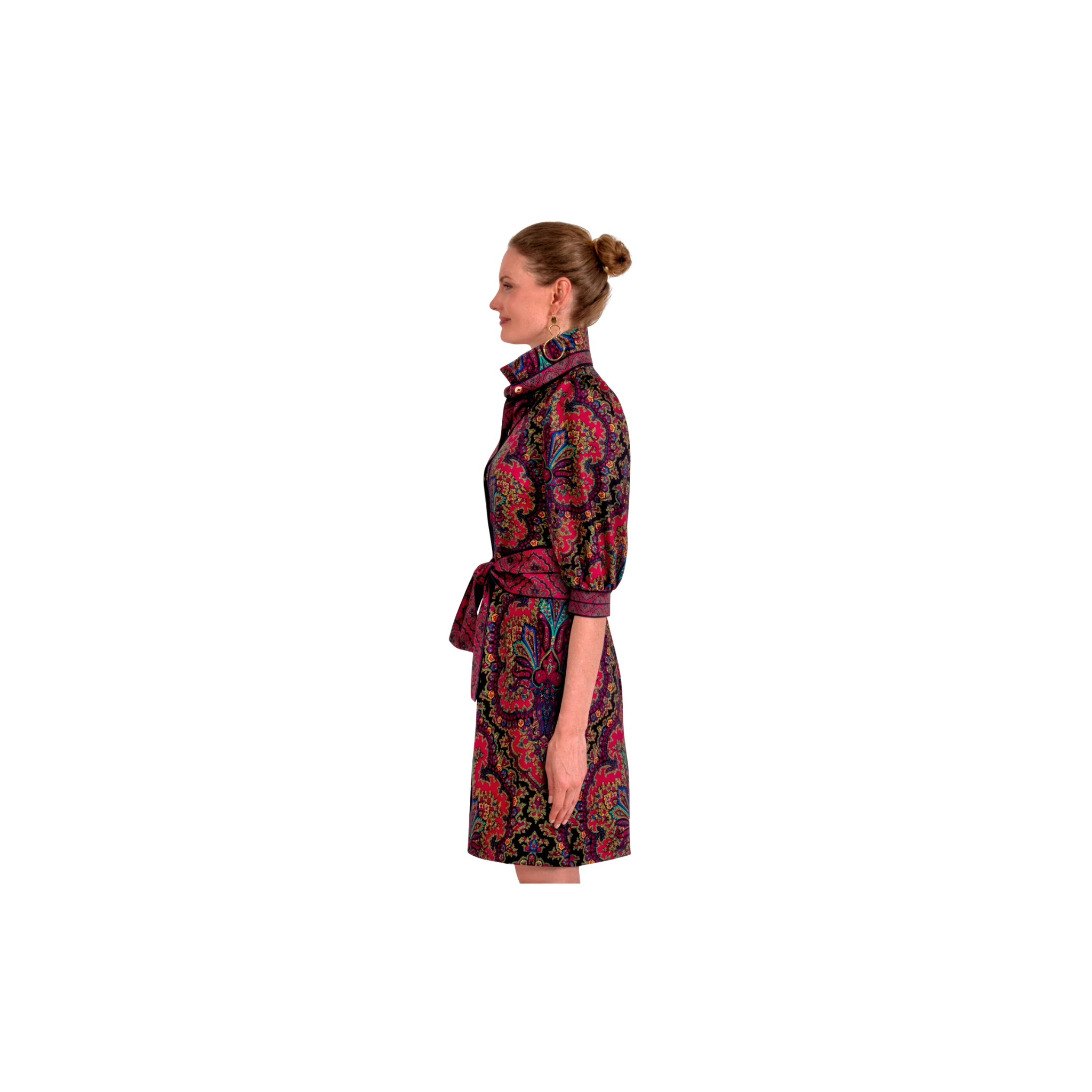 Swagger Dress -Passion Paisley Black