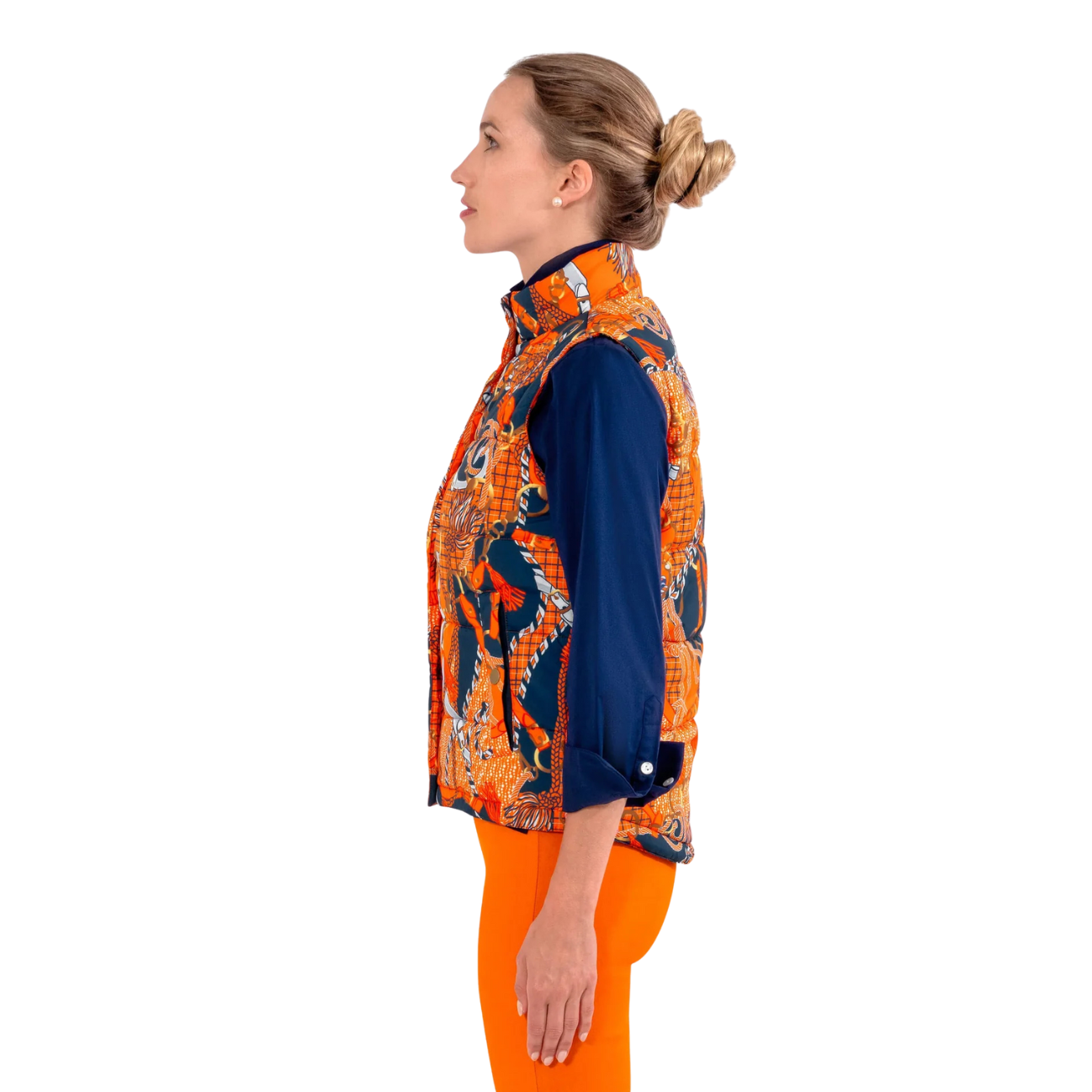 Puffer Vest -Ditto Orange