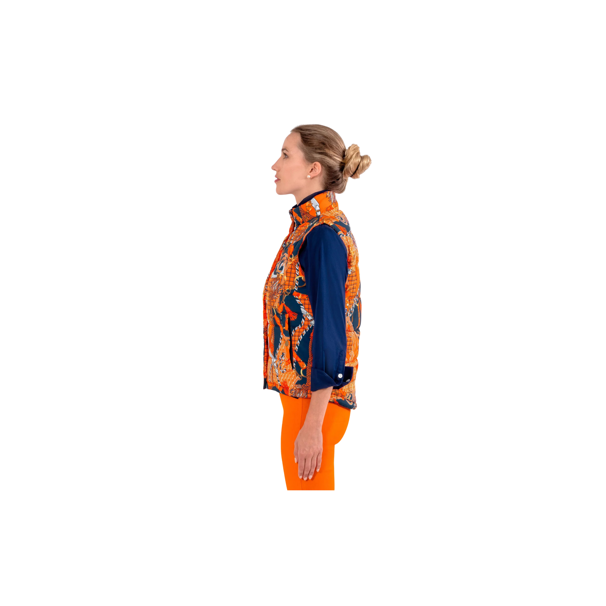 Puffer Vest -Ditto Orange