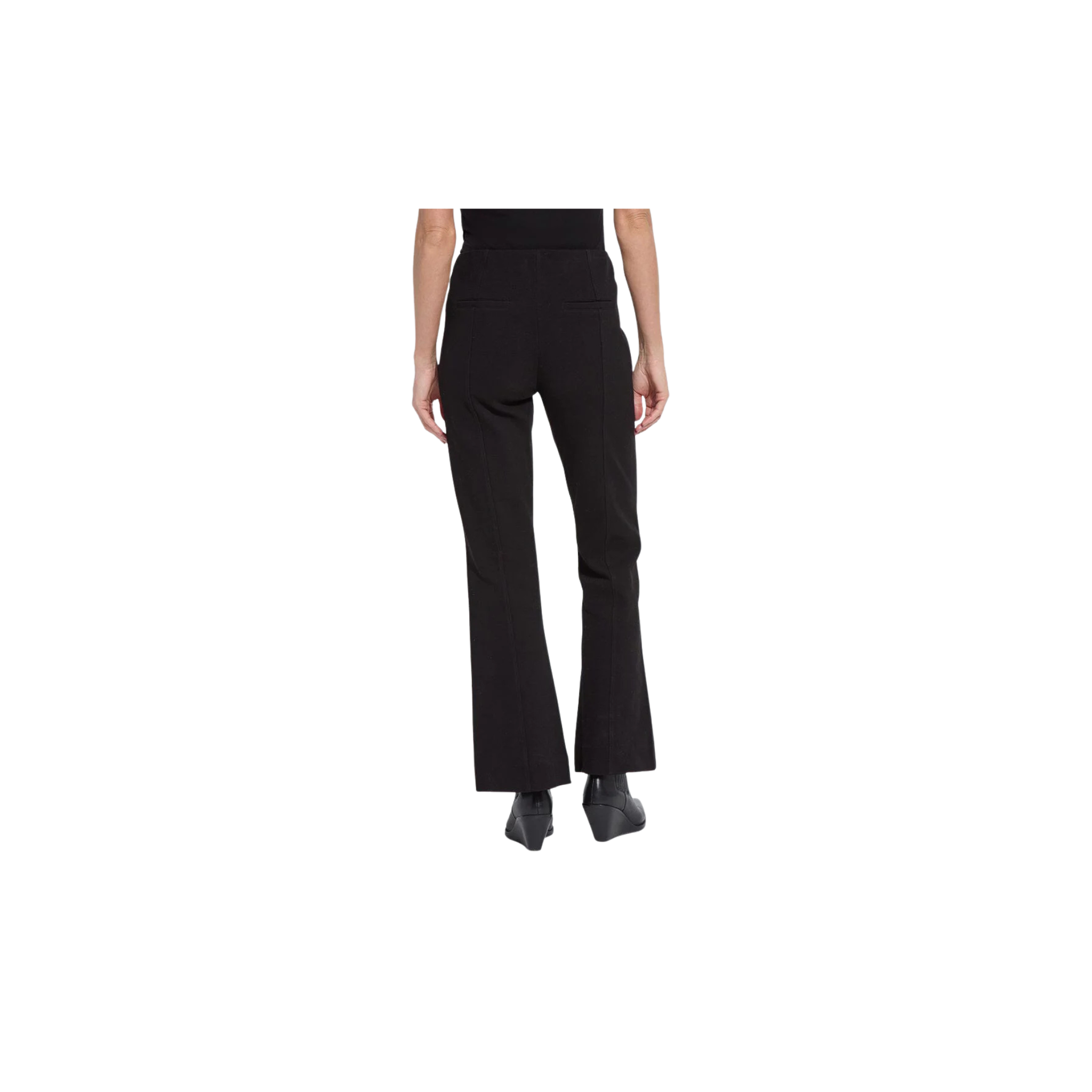 Alma Hi Waist Cavalry Trouser -Black