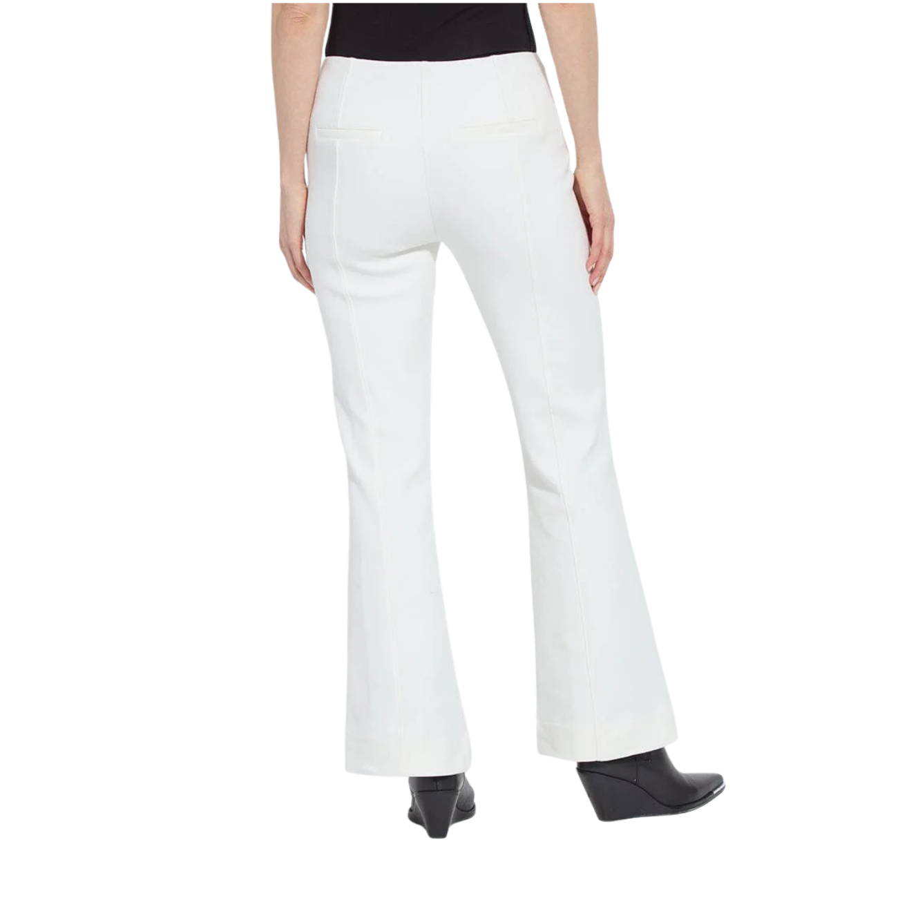 Lysse Alma Hi Waist Cavalry Trouser -Snow White