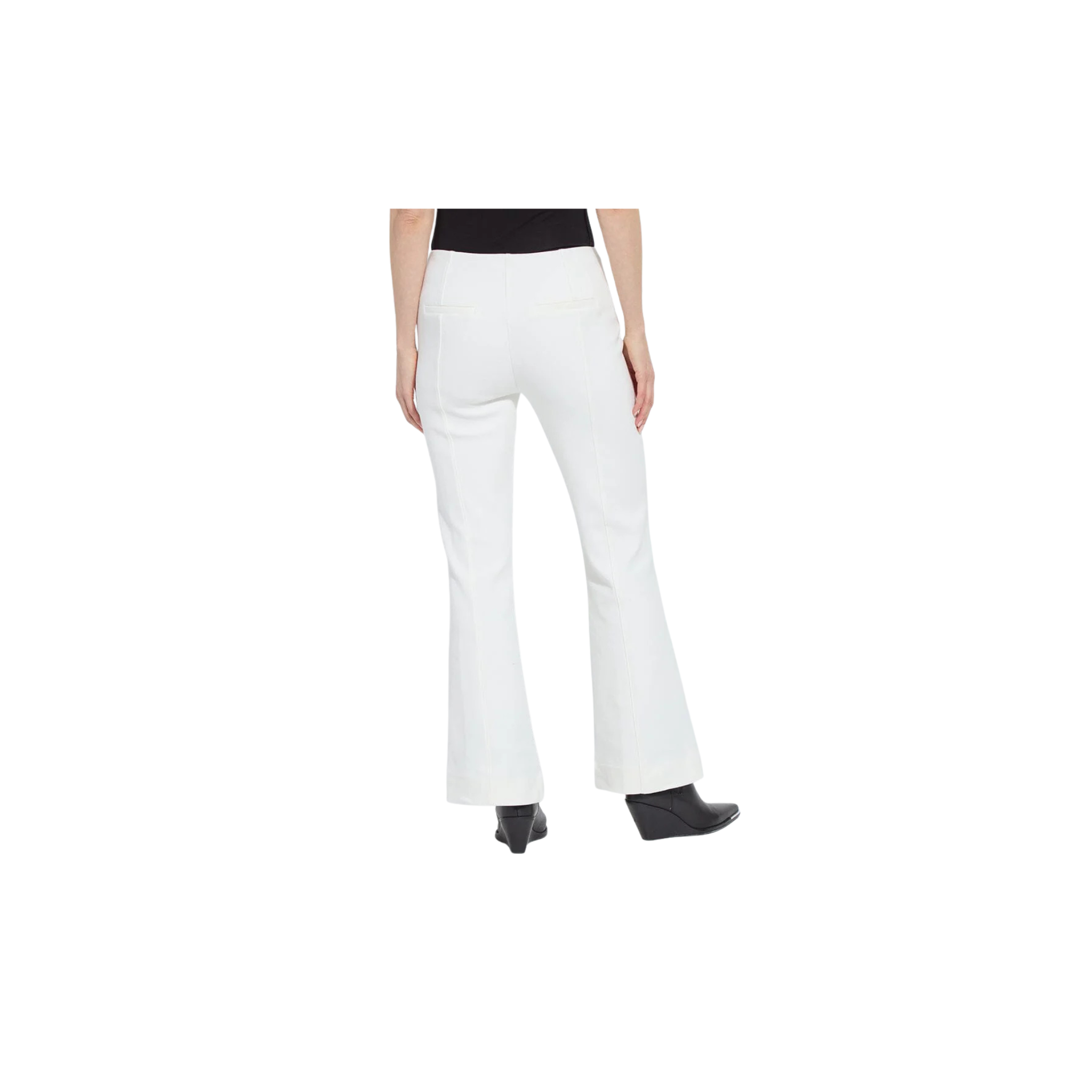 Alma Hi Waist Cavalry Trouser -Snow White