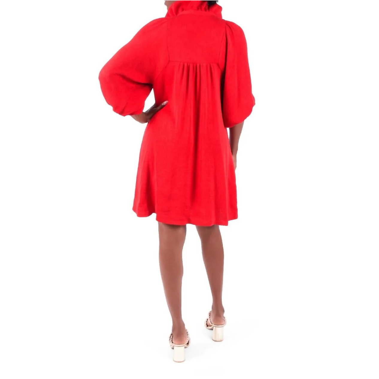 Emily McCarthy Stella Dress -Cranberry
