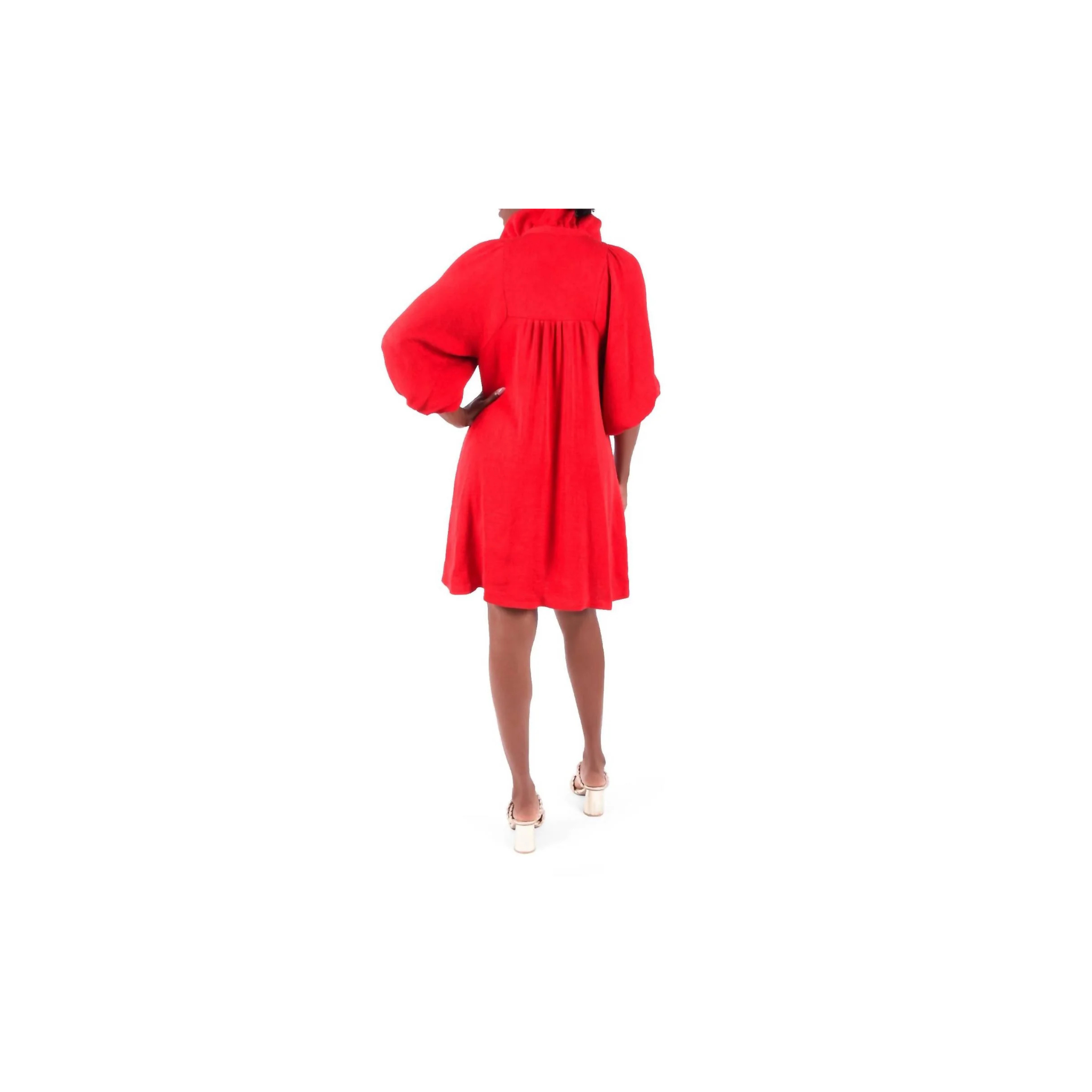 Emily McCarthy Stella Dress -Cranberry